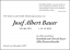 Bauer_Josef_Albert - Traueranzeige Bauer_Josef_Albert - Traueranzeige